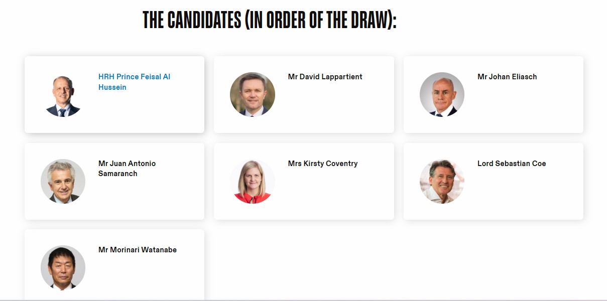 巴赫任期落幕后，塞巴斯蒂安·科成为七人参选之